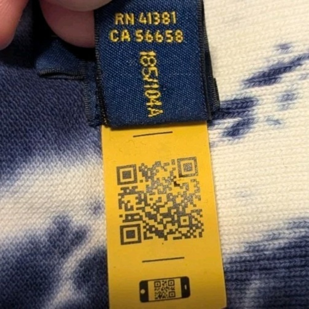 Polo Ralph Lauren Mens Polo Custom Slim Fit Tie-Dye America USA 4th of July XL - Picture 6 of 7